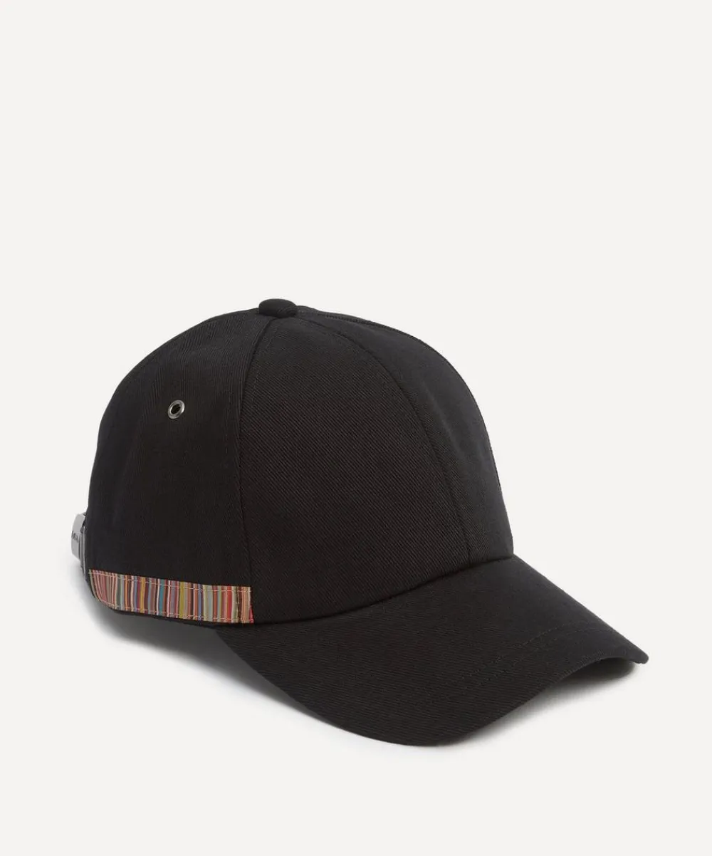 Paul Smith Hats & Gloves^Black Signature Stripe Trim Baseball Cap