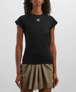Loewe Tops^Black Small Fit T-Shirt