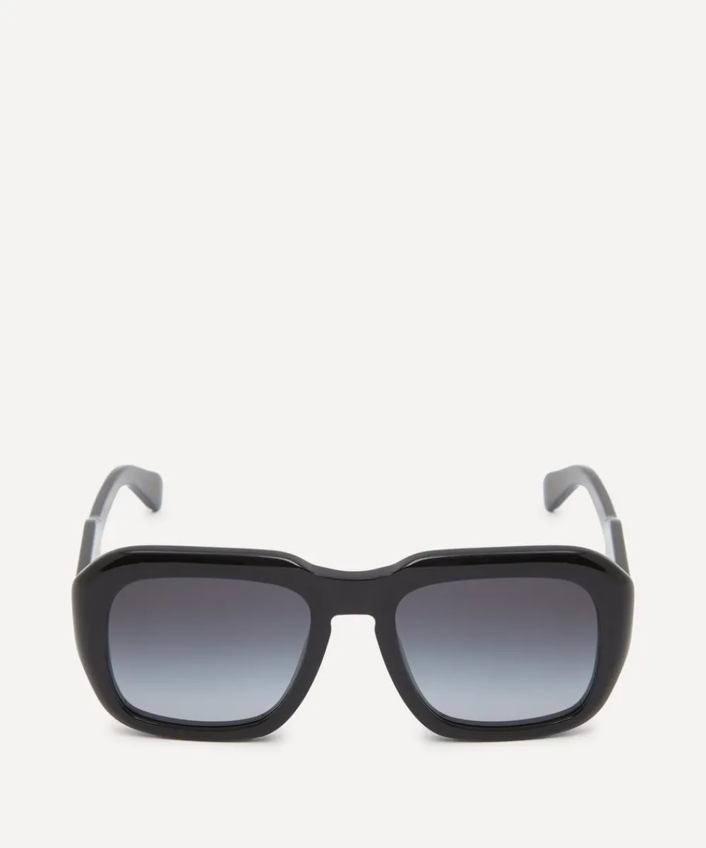 Chloé Sunglasses & Glasses^Black Soft Square Acetate Sunglasses