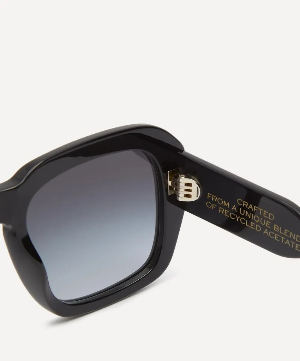 Chloé Sunglasses & Glasses^Black Soft Square Acetate Sunglasses