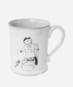 Astier de Villatte Mugs^Blanket in Love Grace Mug