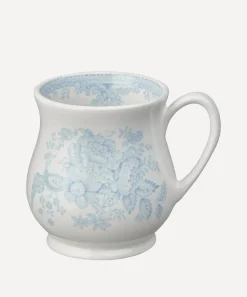 Burleigh Mugs^Blue Asiatic Pheasants Sandringham Half Pint Mug