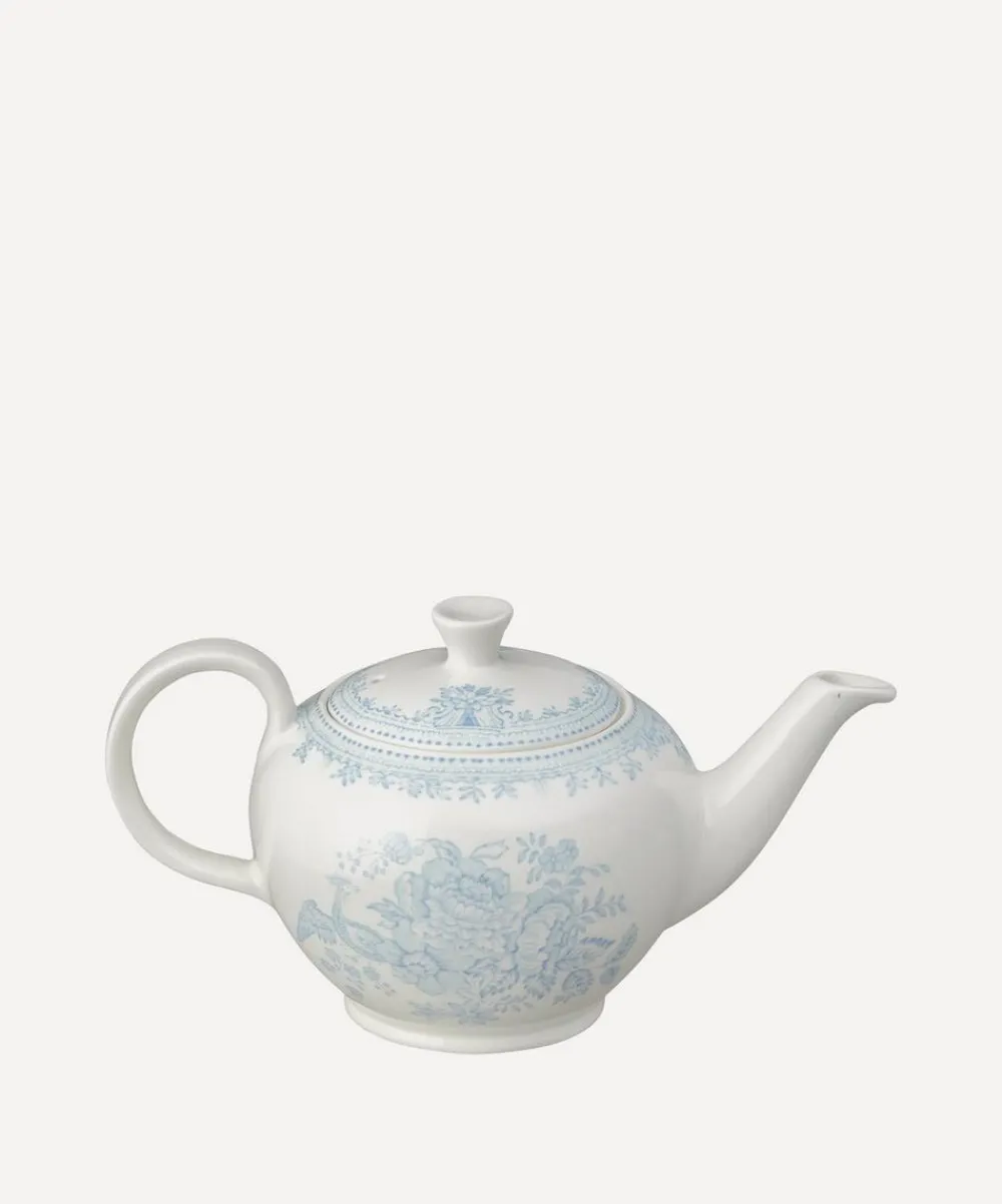 Burleigh Glass & Drinksware^Blue Asiatic Pheasants Small Teapot