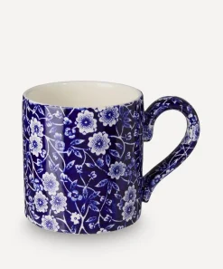 Burleigh Mugs^Blue Calico Half Pint Mug