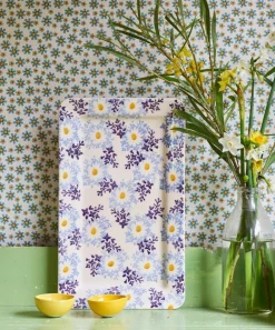 Emma Bridgewater Tableware^Blue Daisy Fields Medium Oblong Plate