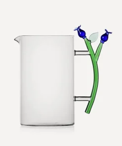 Ichendorf Glass & Drinksware^Blue Flower Jug