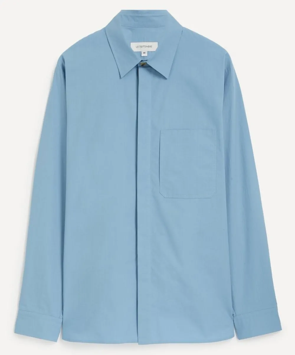 Le17septembre Shirts^Blue Raglan Long-Sleeve Shirt