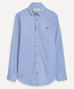 Vivienne Westwood Shirts^Blue Two-Button Krall Shirt