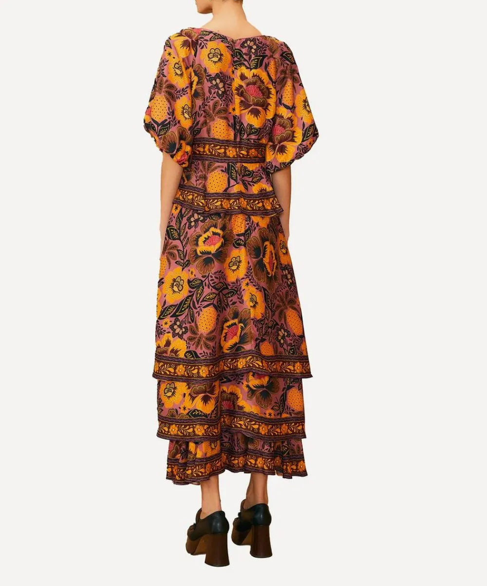 FARM Rio Dresses^Blush Garden Bloom Maxi-Dress