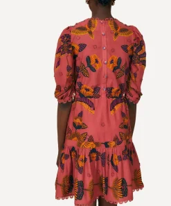 FARM Rio Dresses^Blush Living Bloom Short-Sleeve Mini-Dress