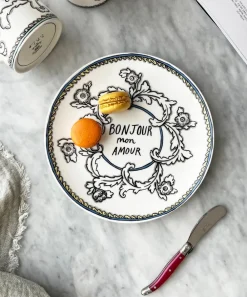 Twig New York Tableware^Bonjour Mon Amour Salad Plate