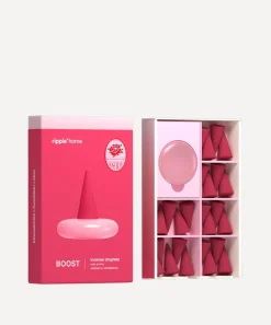 Ripple Candles & Candle Holders|Wellness^BOOST Rose Incense Droplets