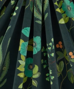 Liberty Interiors Furnishing Fabrics^Botanical Flora Wellington Velvet in Jade