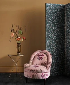 Liberty Interiors Furnishing Fabrics^Botanical Flora Wellington Velvet in Lacquer