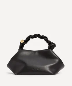 Ganni Bags^Bou Black Knotted Handle Bag
