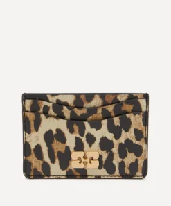 Ganni Purses & Pouches^Bou Leopard-Print Leather Cardholder