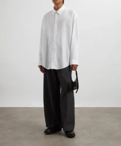 Acne Studios Shirts^Bow-Embroidered Long Sleeve Shirt
