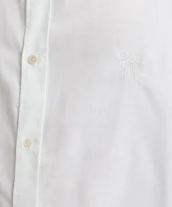 Acne Studios Shirts^Bow-Embroidered Long Sleeve Shirt
