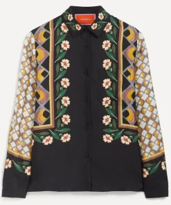 La DoubleJ Tops^Boy Dazed Placée Silk Shirt