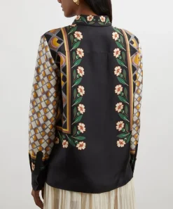 La DoubleJ Tops^Boy Dazed Placée Silk Shirt