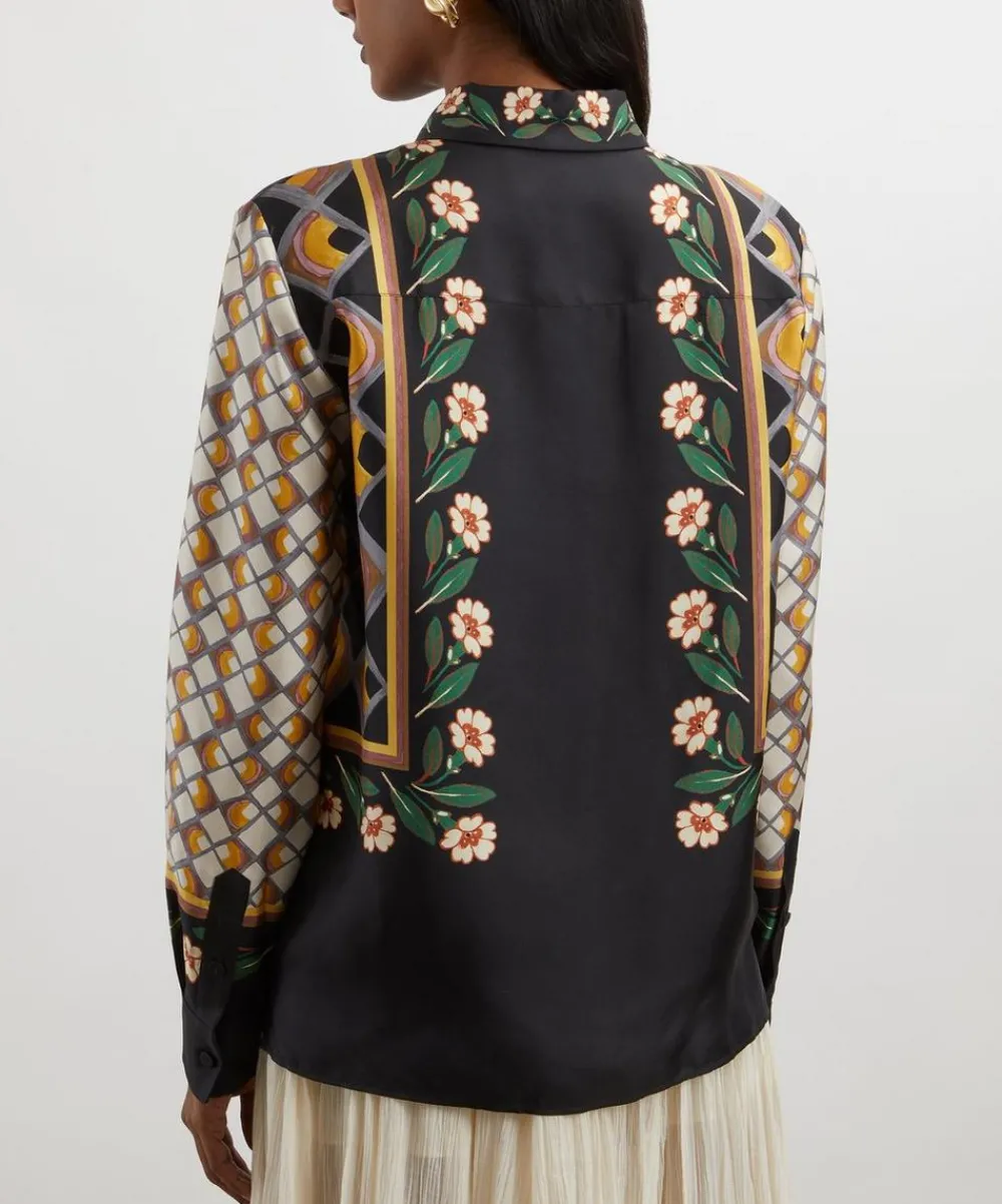 La DoubleJ Tops^Boy Dazed Placée Silk Shirt