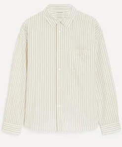 Frame Shirts^Brown-Striped Shirt