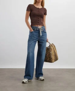 Citizens of Humanity Trousers & Shorts^Brynn Drawstring Denim Trousers in Atlantis