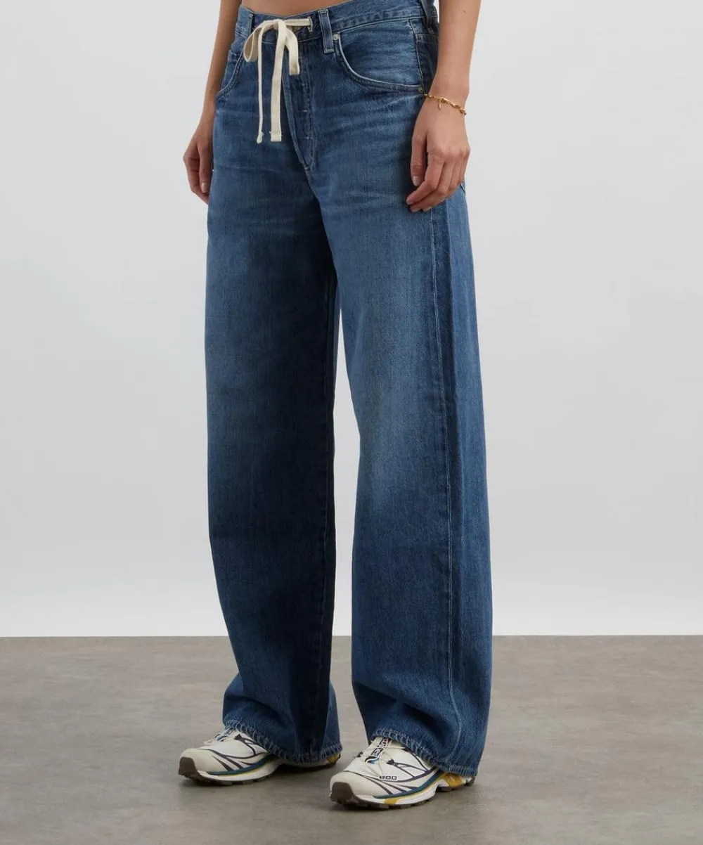 Citizens of Humanity Trousers & Shorts^Brynn Drawstring Denim Trousers in Atlantis