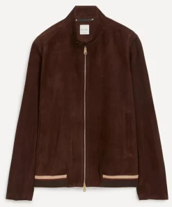 Paul Smith Coats & Jackets^Burgundy Suede Jacket