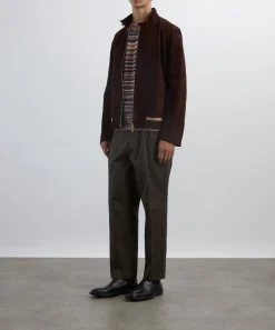 Paul Smith Coats & Jackets^Burgundy Suede Jacket