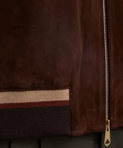 Paul Smith Coats & Jackets^Burgundy Suede Jacket