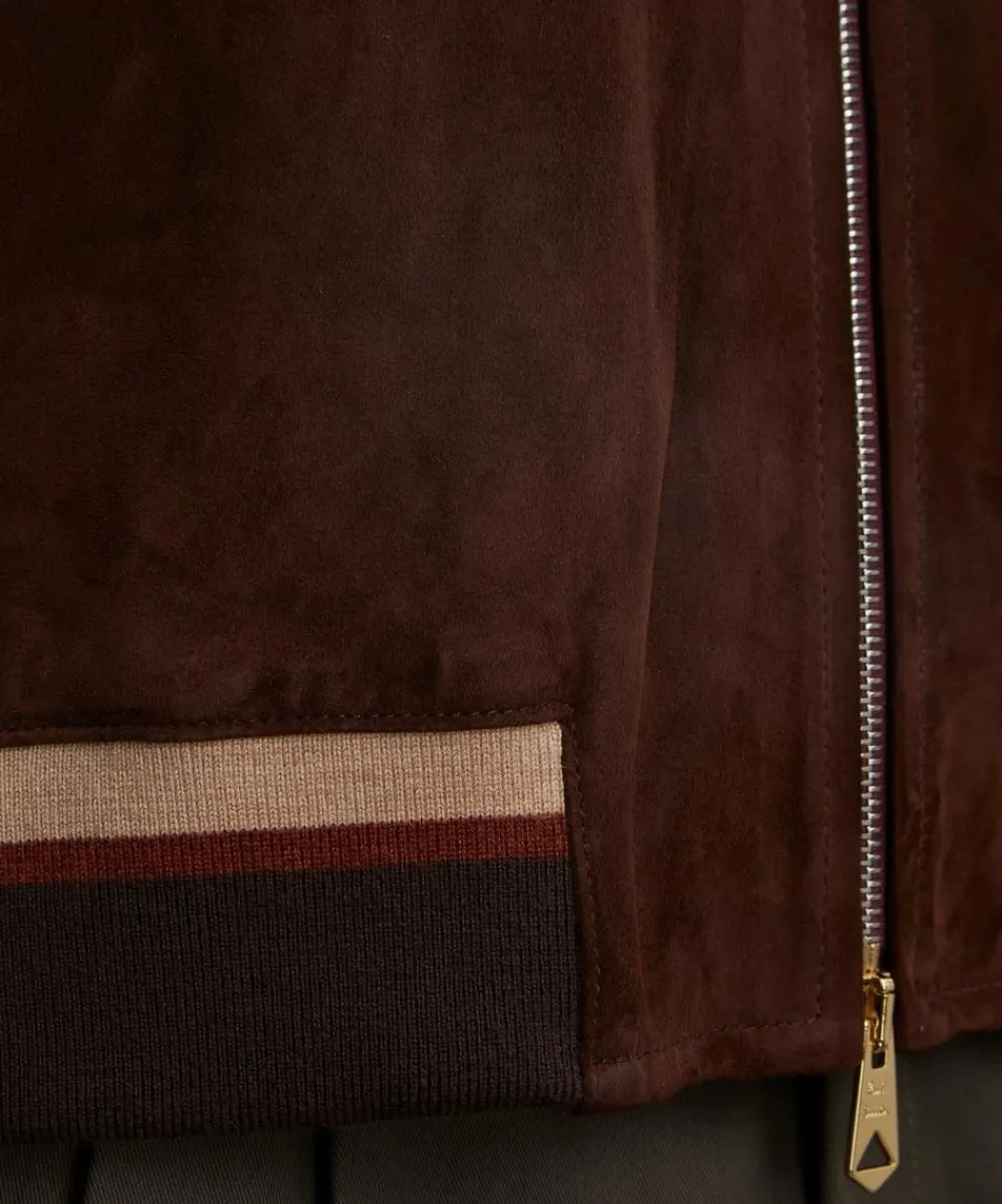 Paul Smith Coats & Jackets^Burgundy Suede Jacket