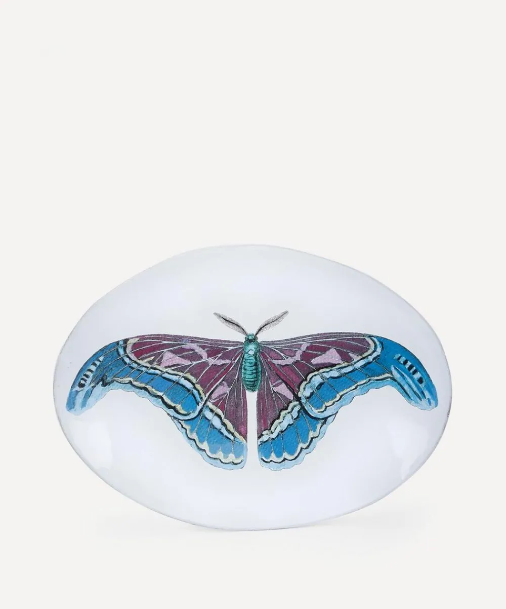 Astier de Villatte Tableware^Butterfly Oval Platter