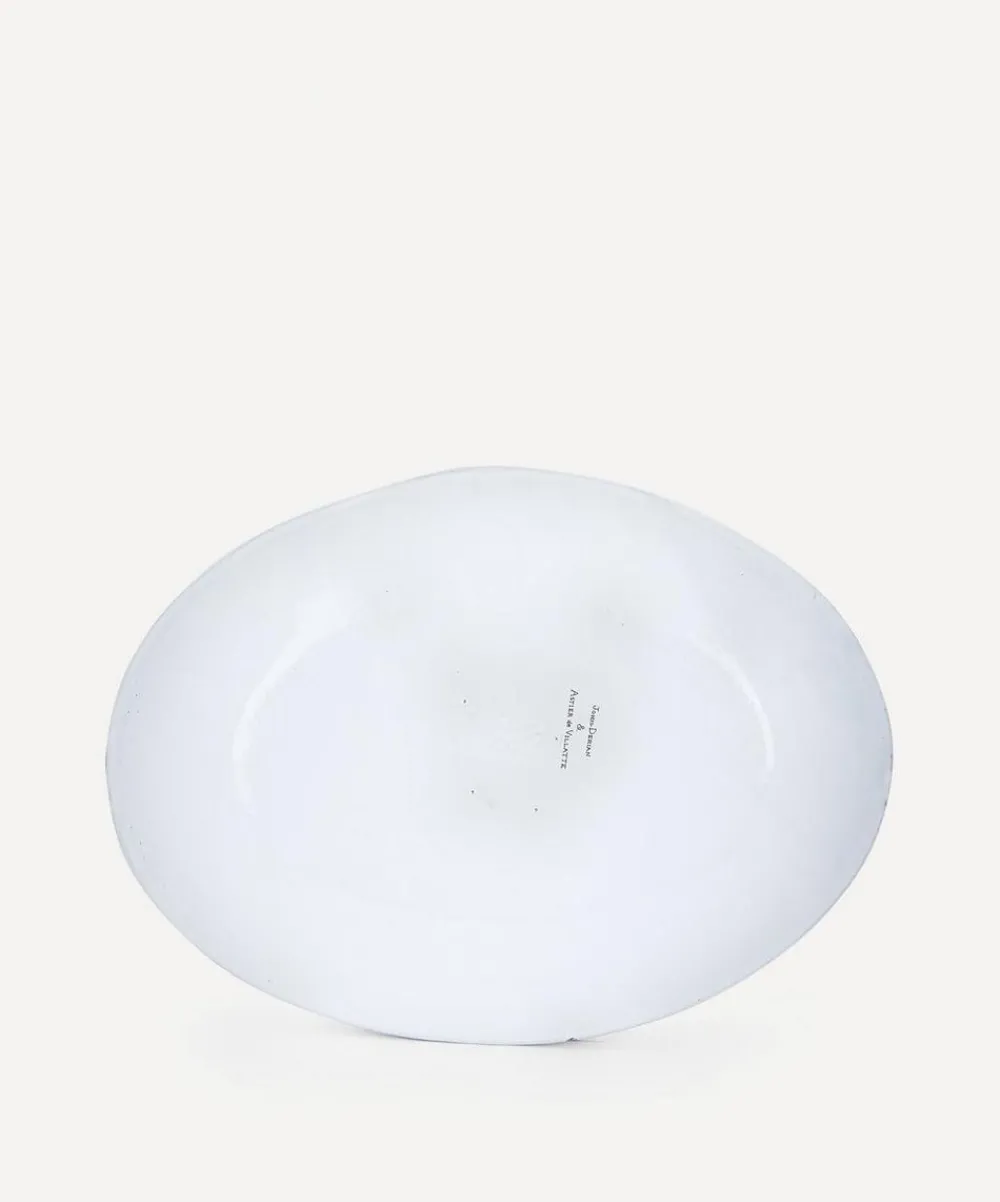 Astier de Villatte Tableware^Butterfly Oval Platter