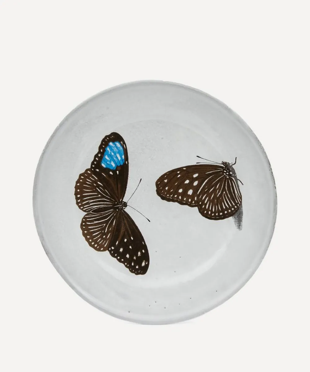 Astier de Villatte Tableware^Butterfly Plate
