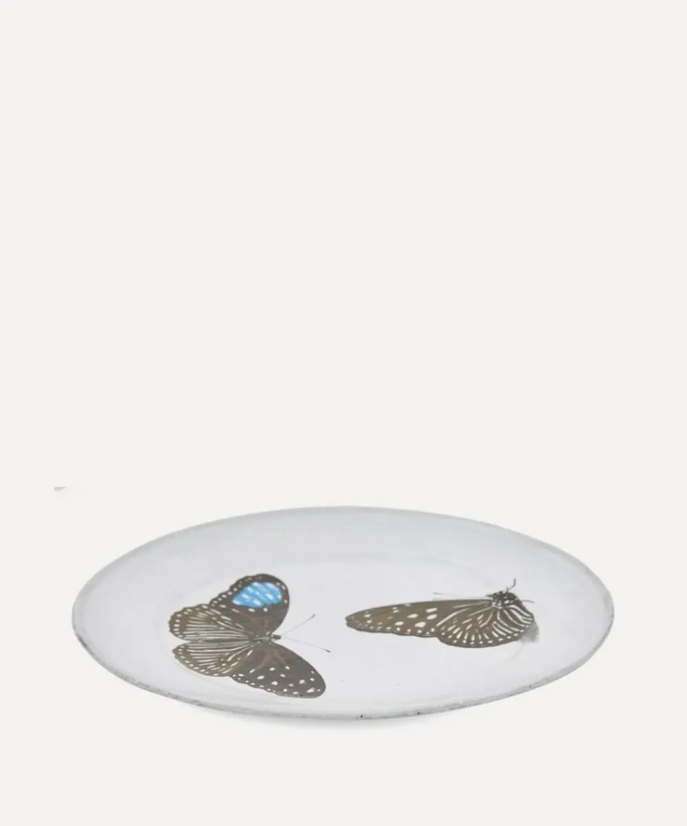 Astier de Villatte Tableware^Butterfly Plate