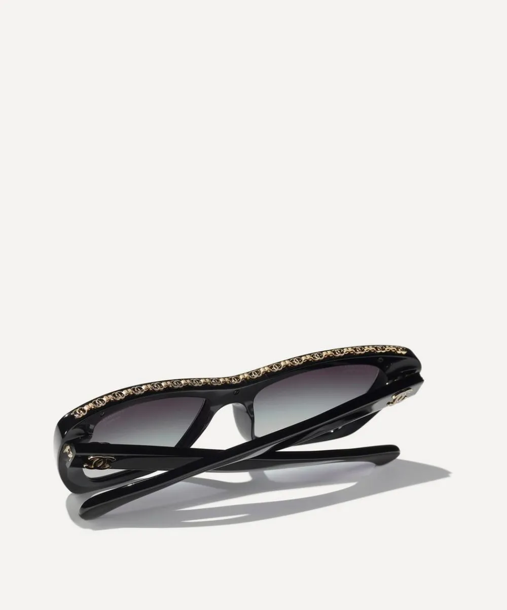 CHANEL Sunglasses & Glasses^Butterfly Sunglasses