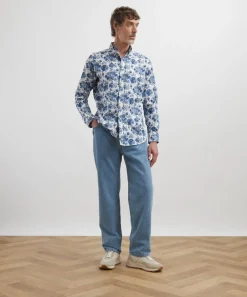 Liberty Shirts^Button-Down Regular Fit Cotton Shirt in Madeleine Anemone