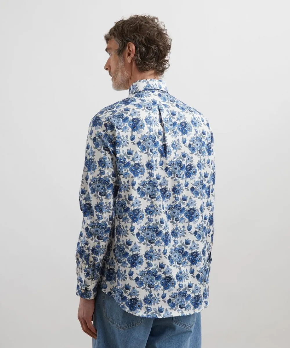 Liberty Shirts^Button-Down Regular Fit Cotton Shirt in Madeleine Anemone