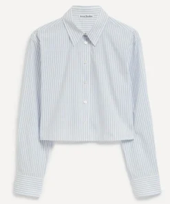 Acne Studios Tops^Button-Up Logo Stamp Shirt