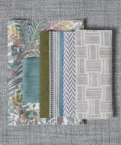 Liberty Interiors Furnishing Fabrics^Cabana Stripe Dixster in Pewter – Outdoor