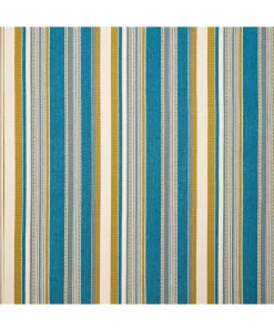 Liberty Interiors Furnishing Fabrics^Cabana Stripe Dixster in Aqua – Outdoor