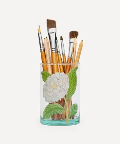 Marin Montagut Glass & Drinksware^Camellia Illustrated Glass