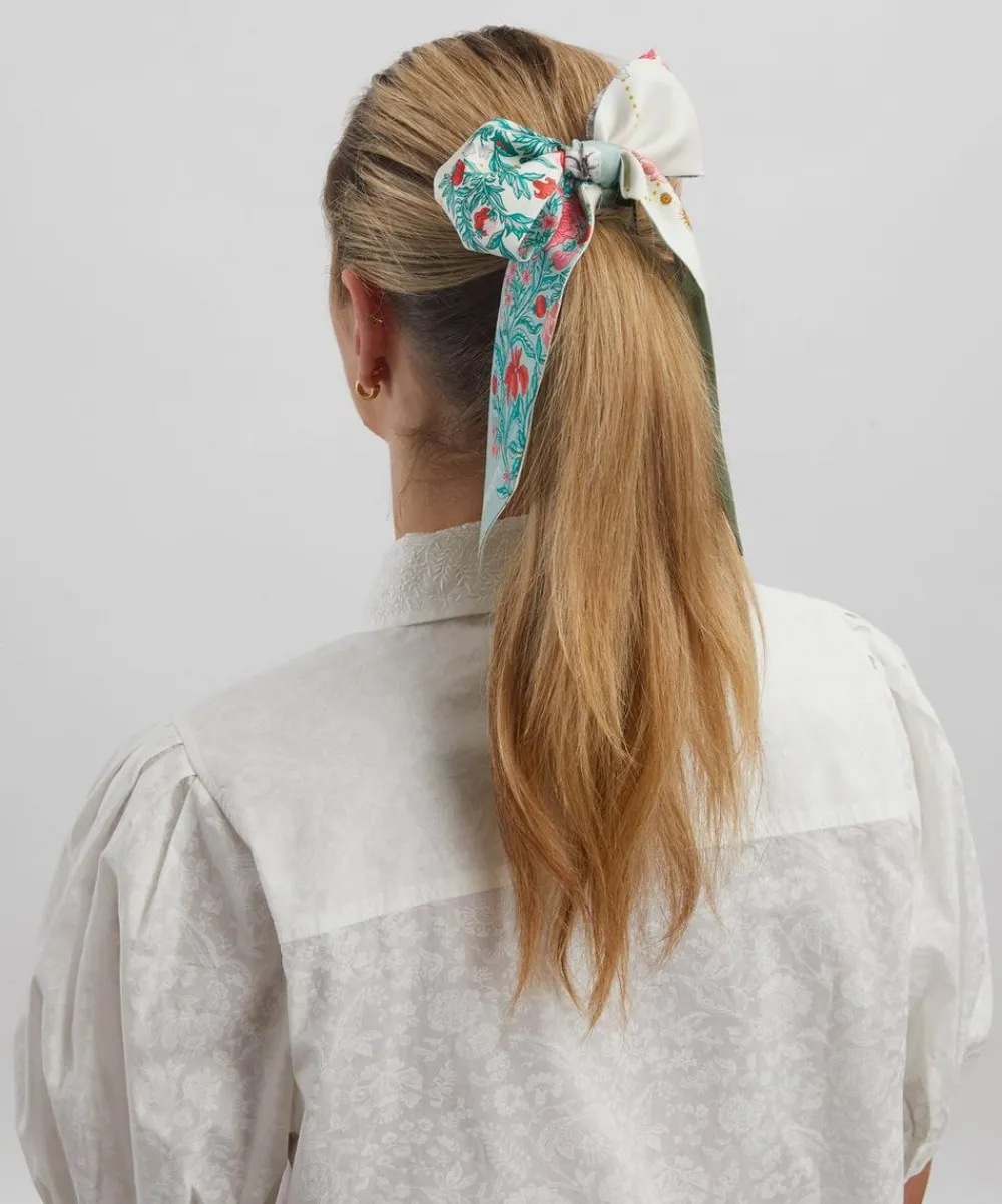 Liberty Scarves^Cancer 5X88 Ribbonette Silk Scarf