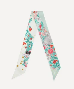 Liberty Scarves^Cancer 5X88 Ribbonette Silk Scarf