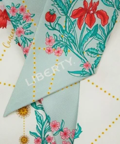 Liberty Scarves^Cancer 5X88 Ribbonette Silk Scarf