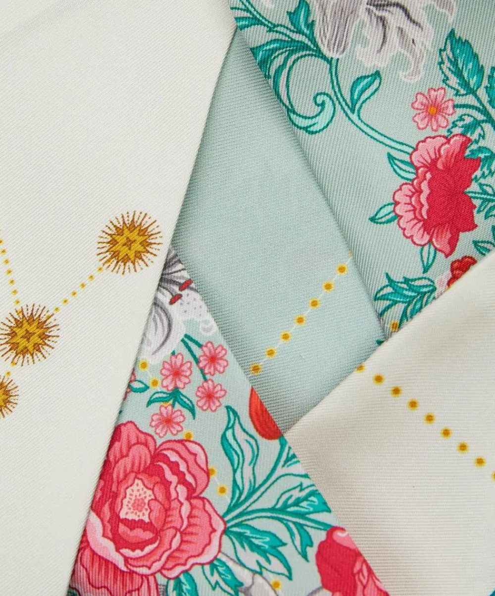 Liberty Scarves^Cancer 5X88 Ribbonette Silk Scarf