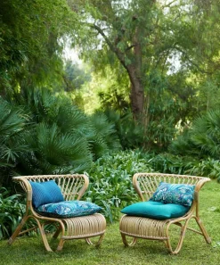 Liberty Interiors Furnishing Fabrics^Candy Stripe Harlow in Jade – Outdoor