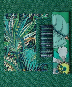 Liberty Interiors Furnishing Fabrics^Candy Stripe Harlow in Jade – Outdoor