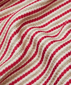 Liberty Interiors Furnishing Fabrics^Candy Stripe Harlow in Lacquer – Outdoor
